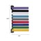 Omnimed Room ID Flag System, Std 9 Color Set (Quickly & Clearly Alert Staff to 291819 - alternate 2